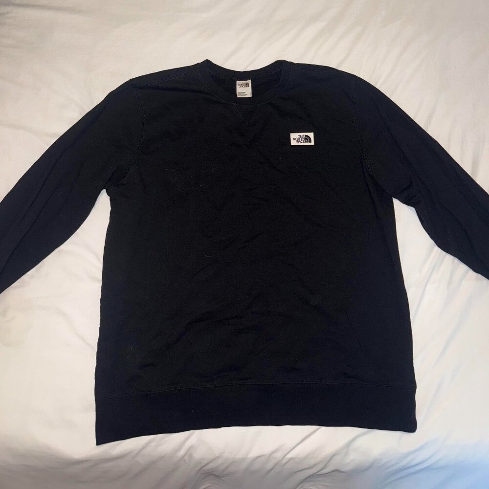 North Face Heritage Patch Crewneck - Black - XL